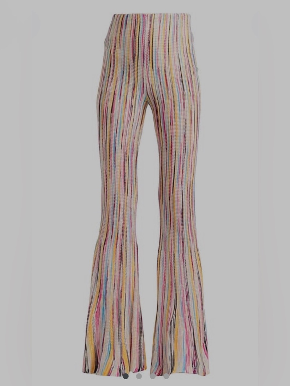 Missoni Striped Knit Flare Trousers Pants size 42 IT NWT